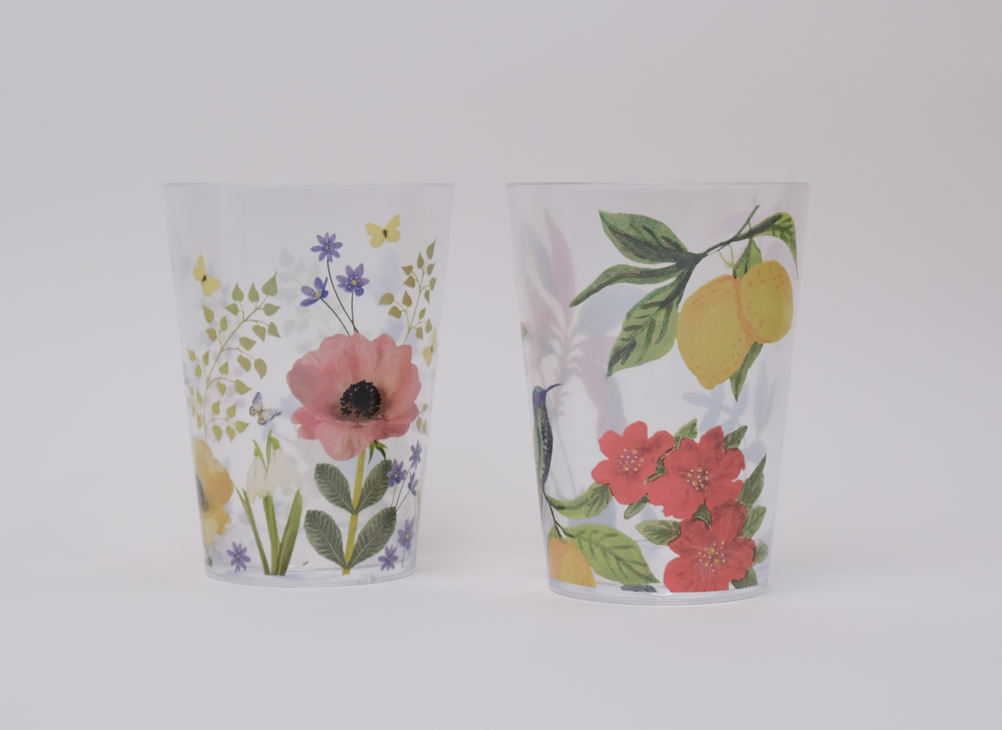 Essentials Patterned Water Glass