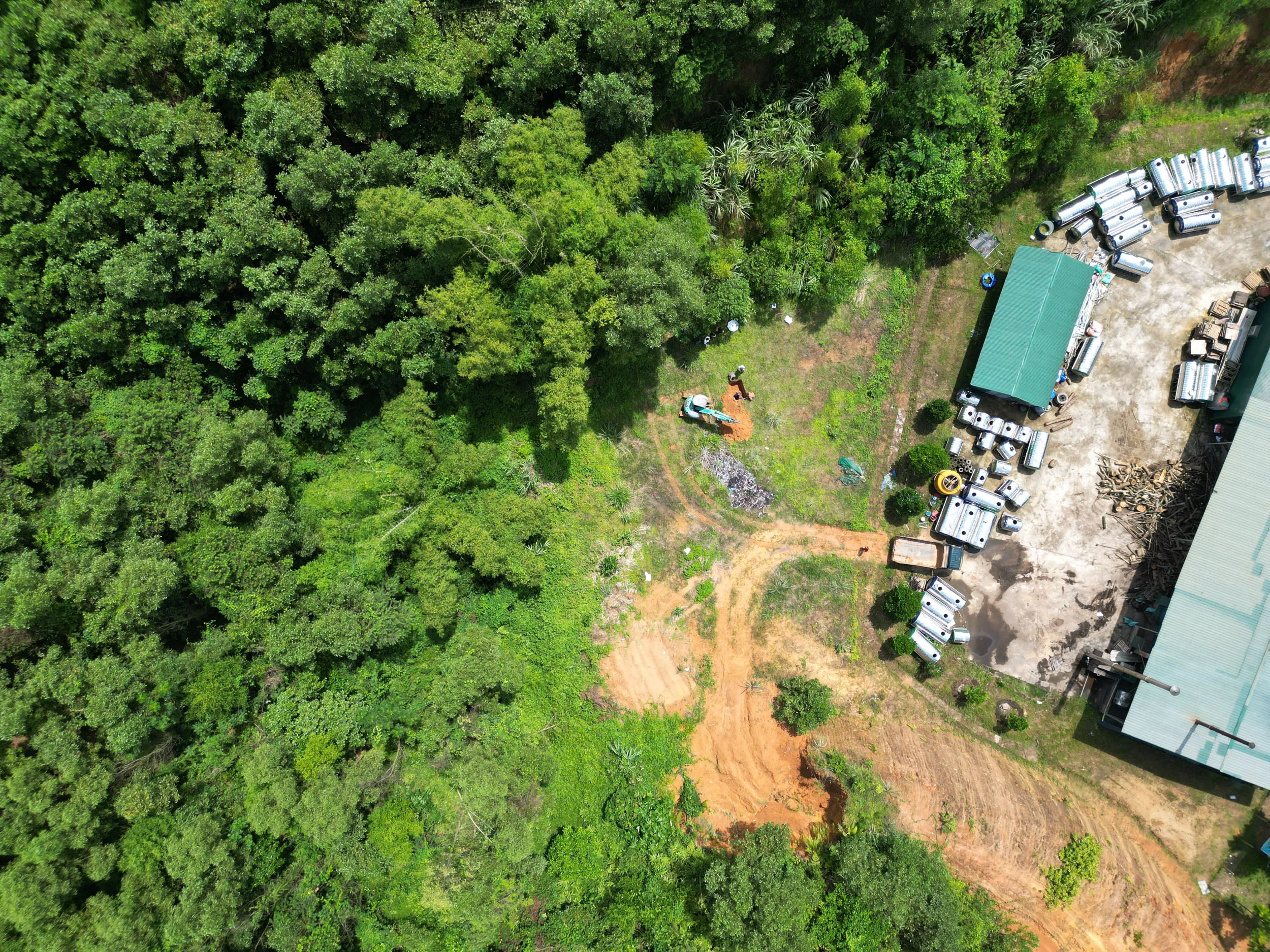 Drone view of the Yen Son landscape, Tuyen Quang Province, Vietnam