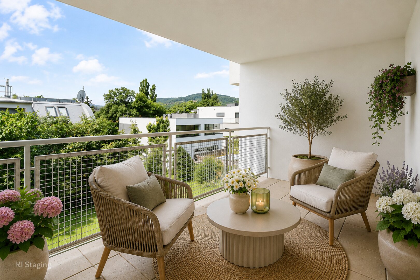 Loggia, KI Staging