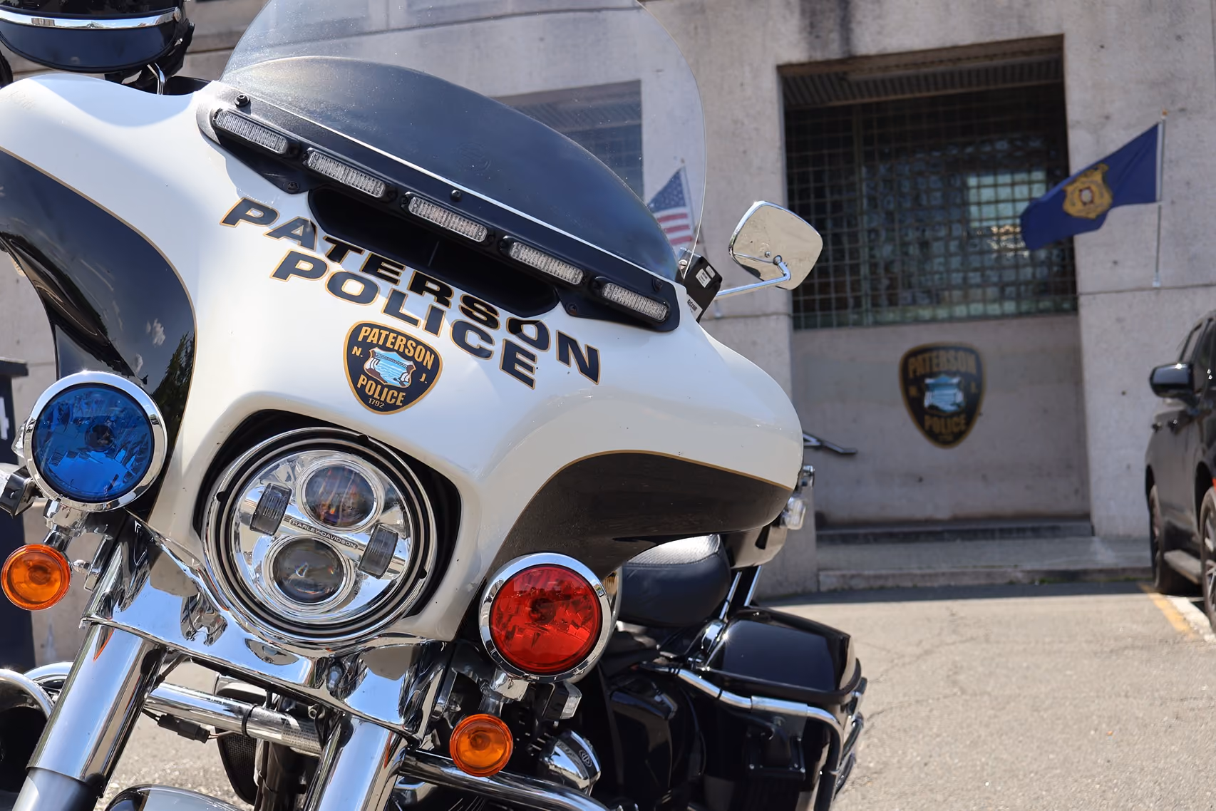 Paterson Police officers Motorcycle
