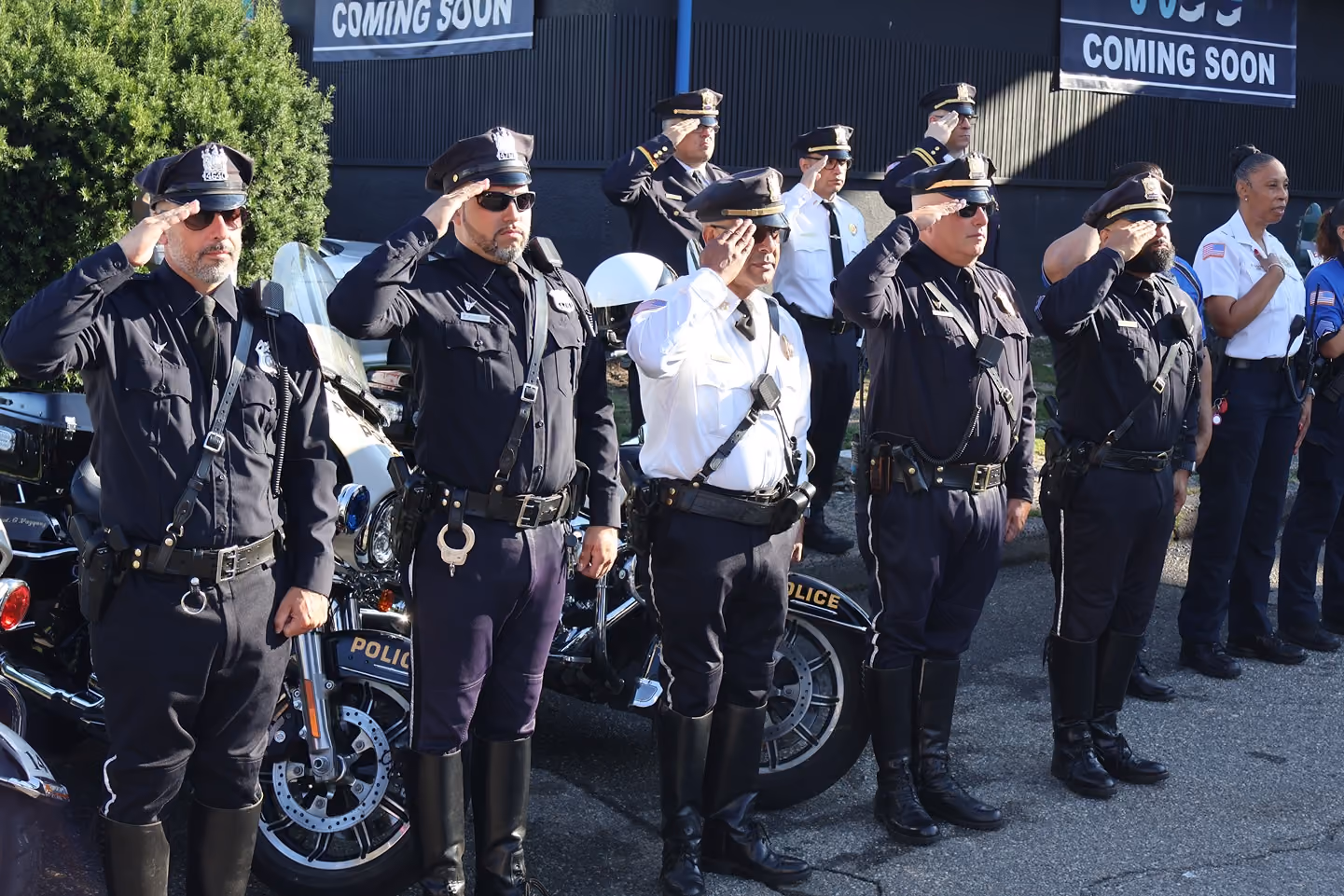 Paterson Police officers in uniform
