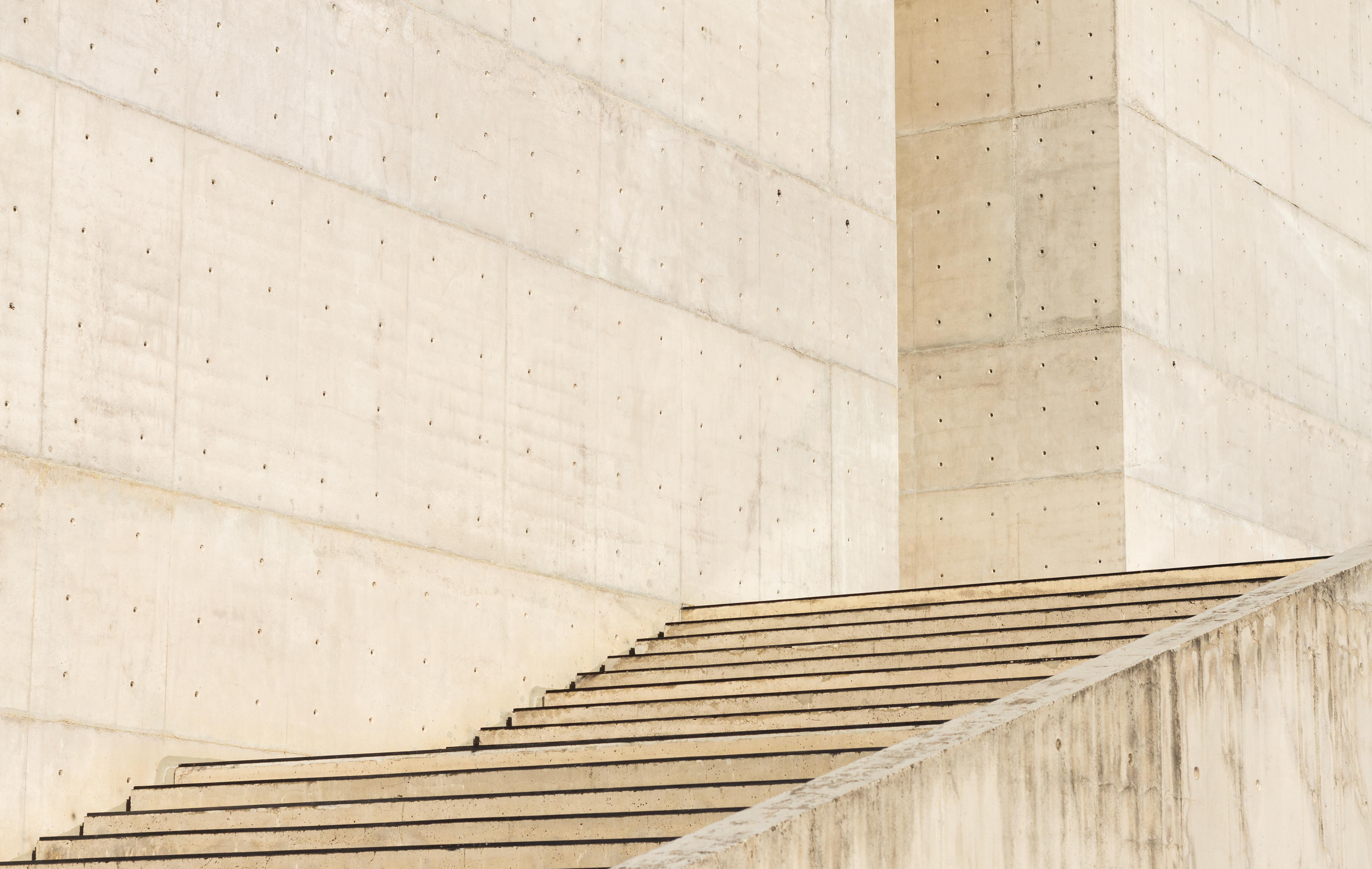 Building and stairs background