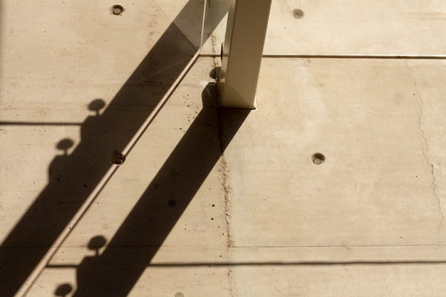 Wall with holes and gangway