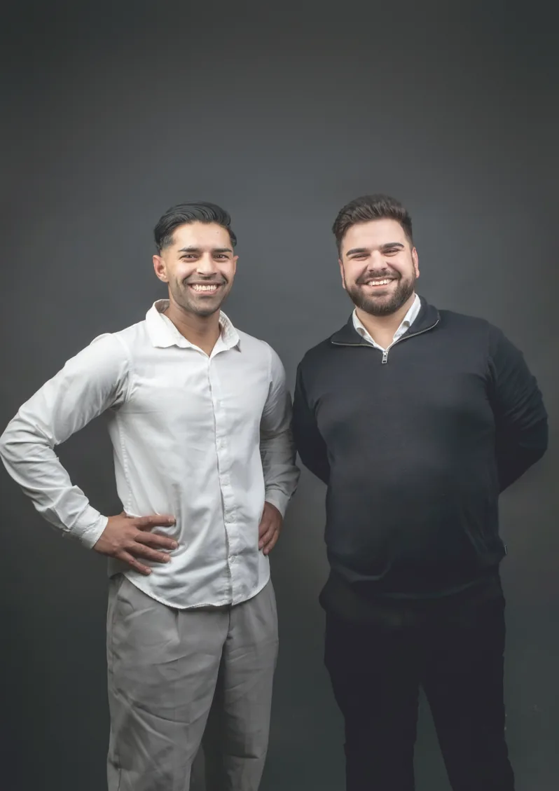 Navid og Daniel fra NOVAX