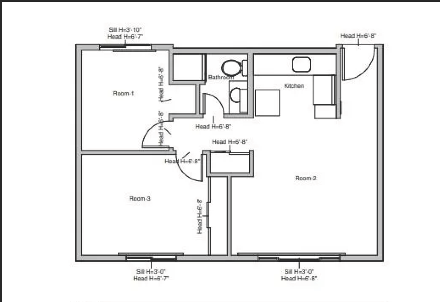 2BD, 1BTH B