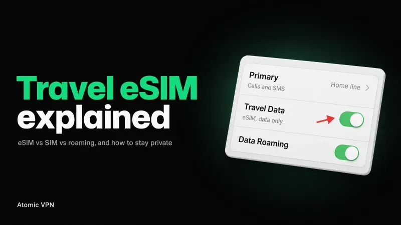 Travel eSIM on a smartphone