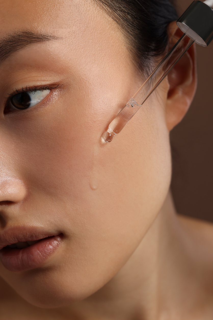 Smooth, nourished complexion representing Osmosis skin care results