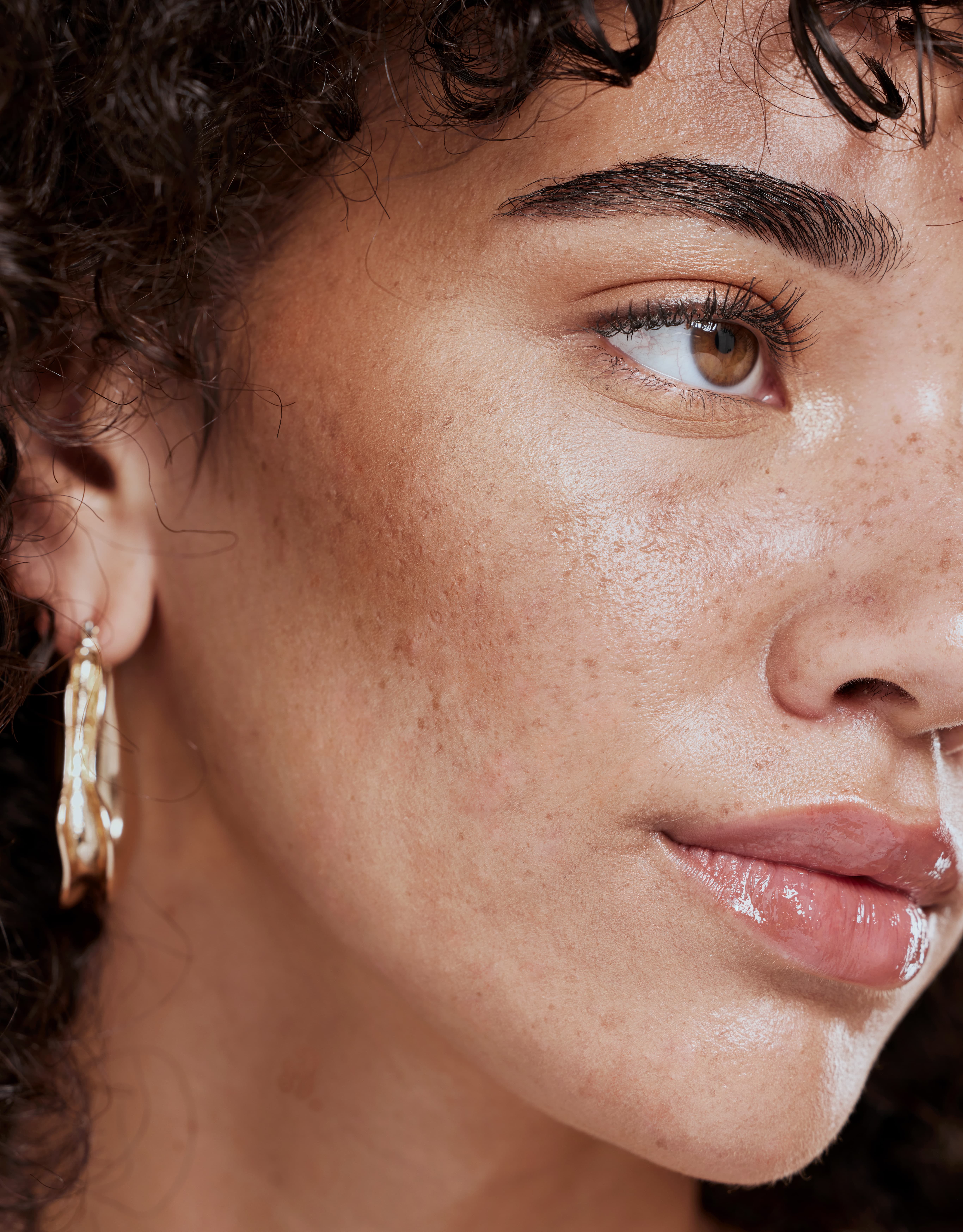 Radiant skin representing natural Sky & Sol skin care