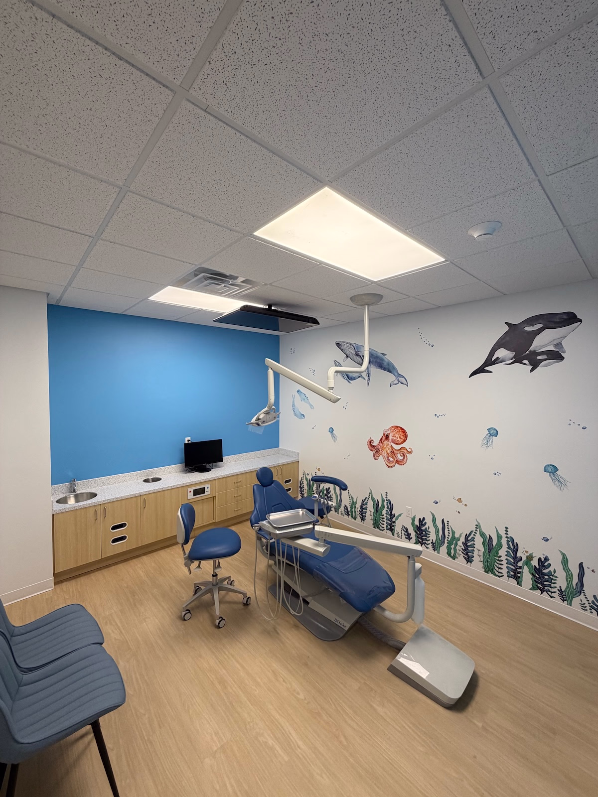 Sensory-friendly pediatric dental environment