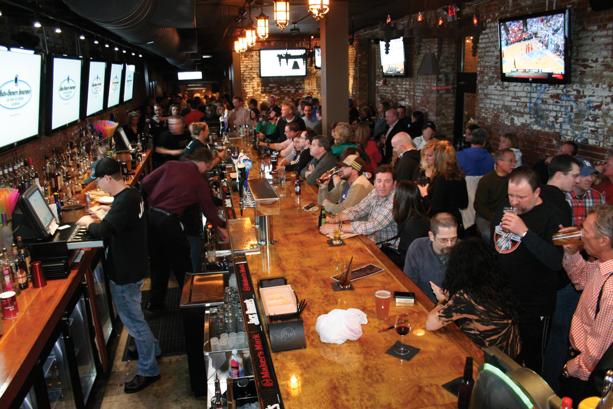 The Troll Pub Under the Bridge in Downtown, Louisville – interior