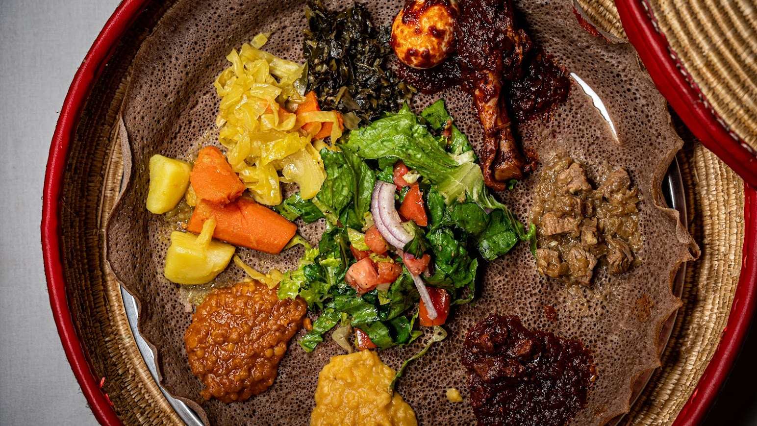Abyssinia Ethiopian Restaurant in Downtown, Louisville – food