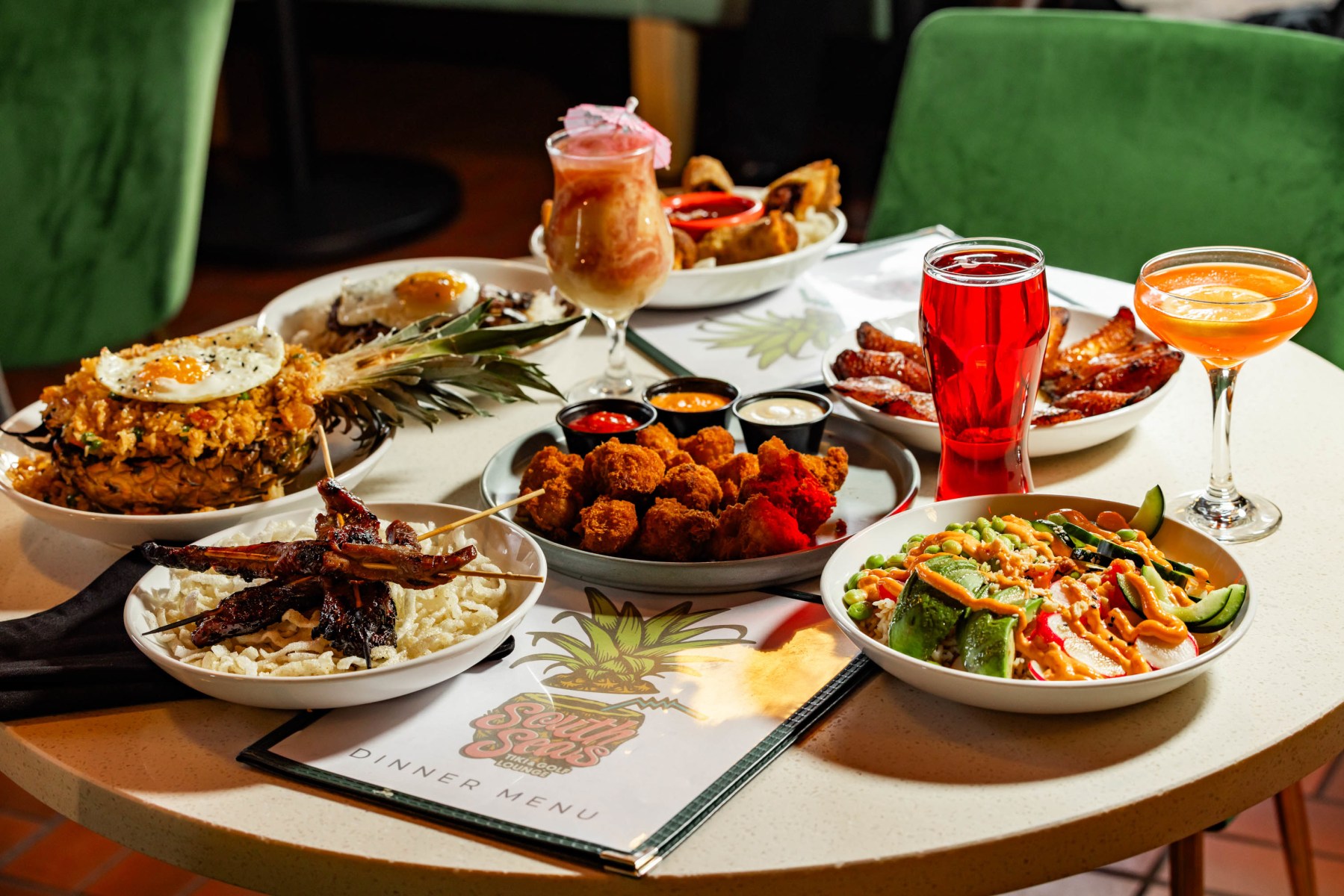 South Seas Tiki & Golf Lounge in Butchertown, Louisville – food