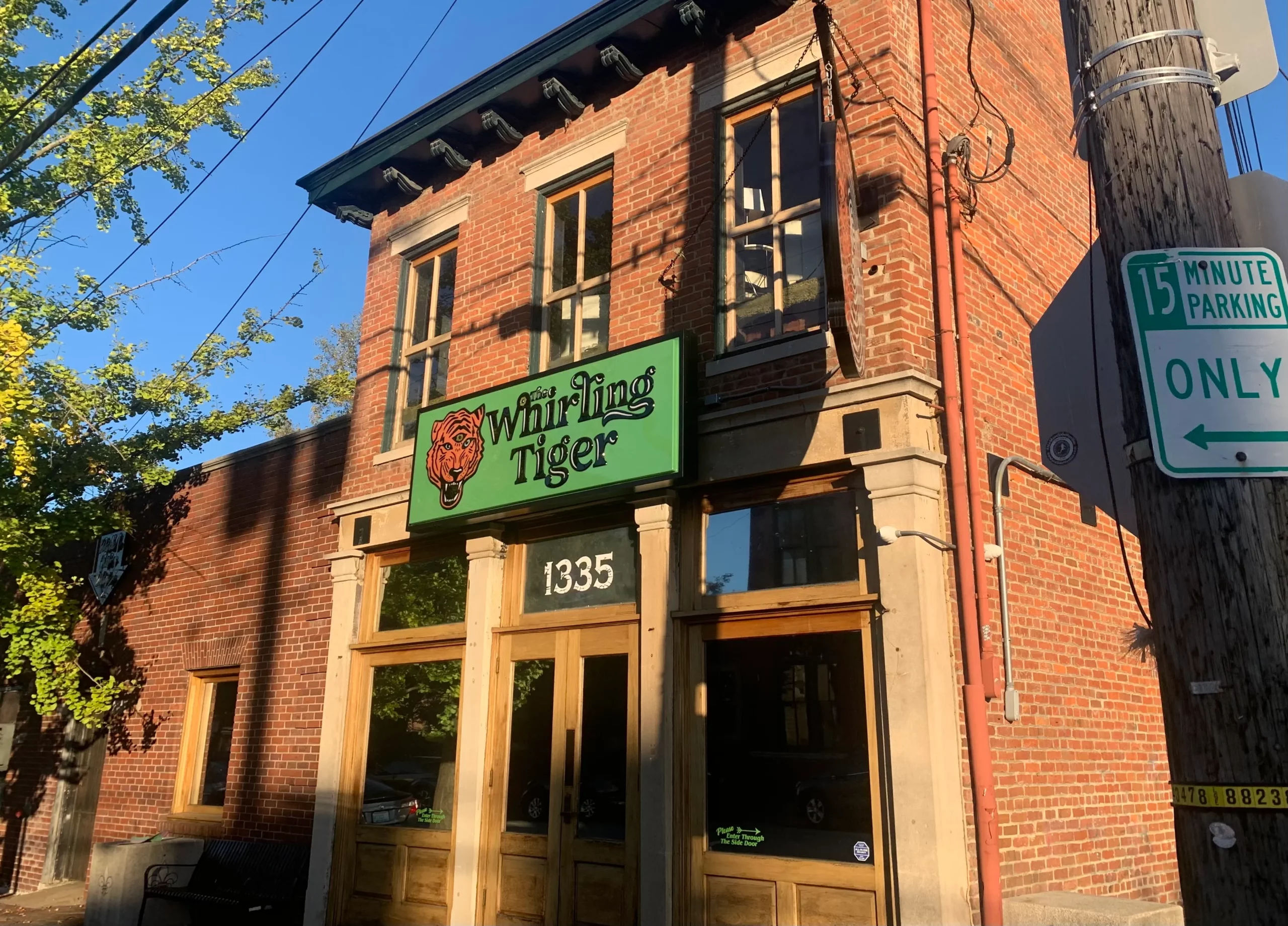 The Whirling Tiger in Butchertown, Louisville – exterior