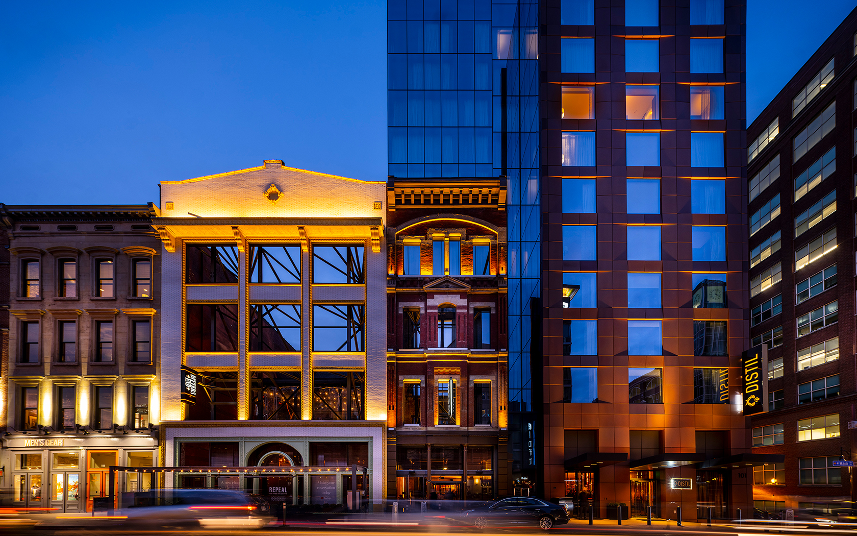 Repeal Oak-Fired Steakhouse in Downtown, Louisville – exterior