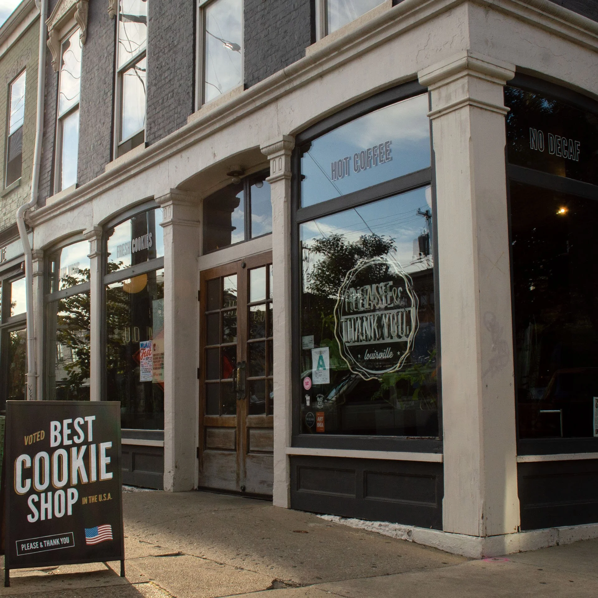 Please & Thank You Café in NuLu, Louisville – exterior
