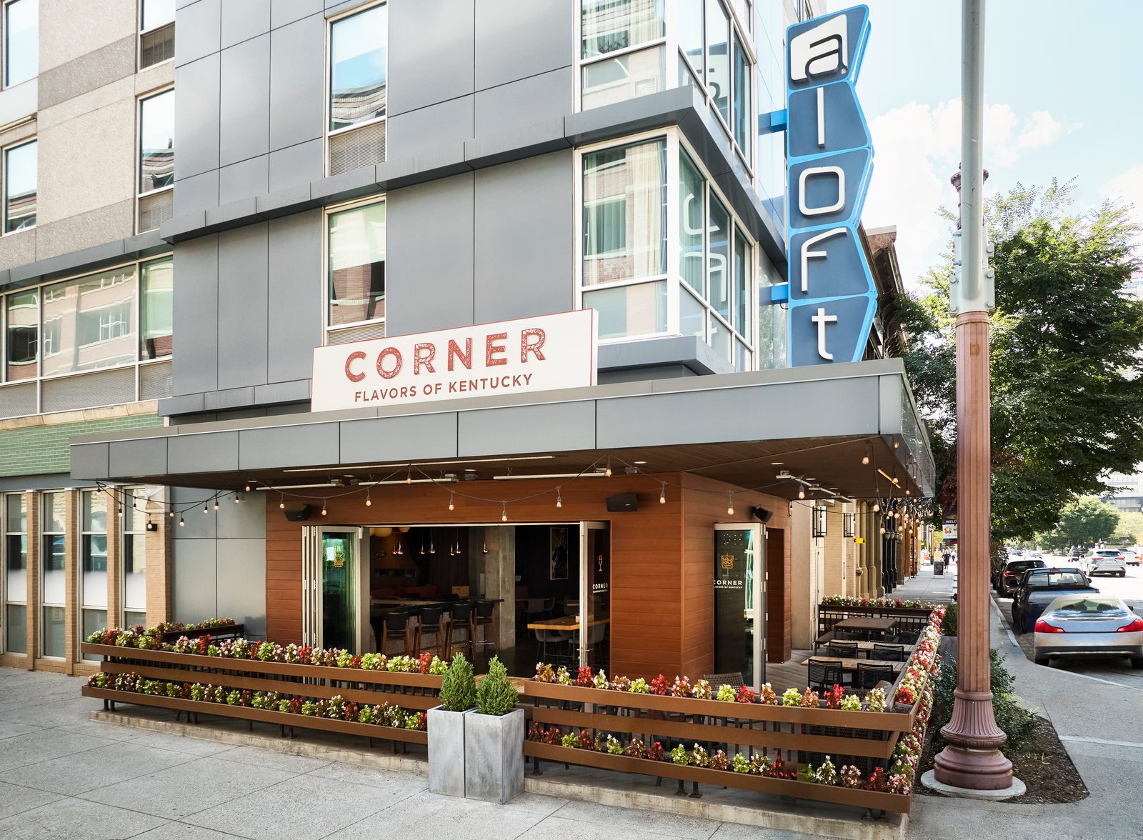 Corner Flavors of Kentucky in Downtown, Louisville – exterior