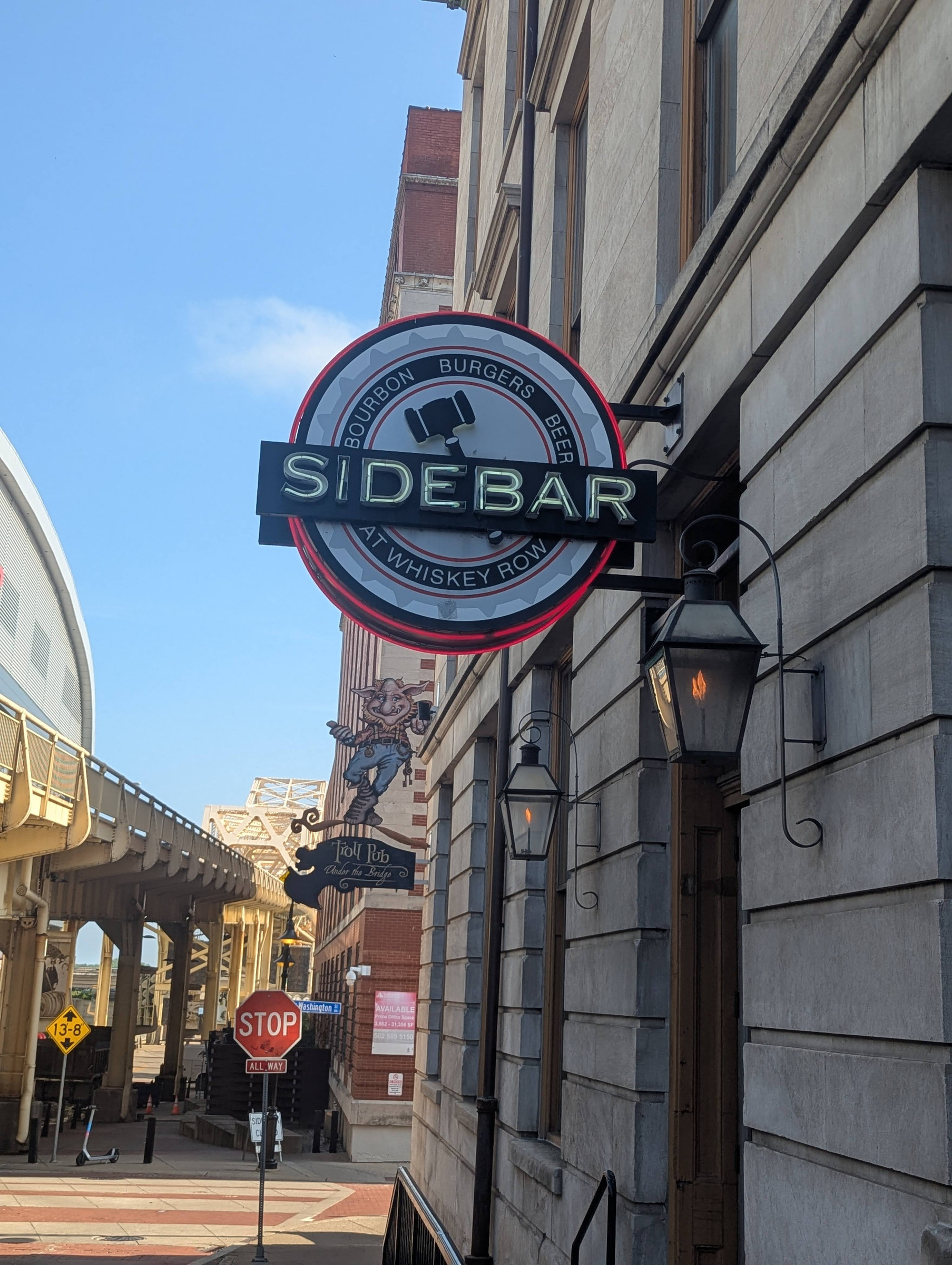 Sidebar at Whiskey Row in Downtown, Louisville – exterior
