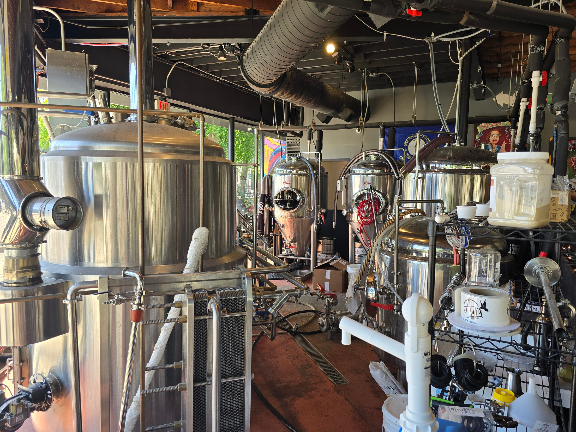 Awry Brewing in Germantown, Louisville – brewhouse