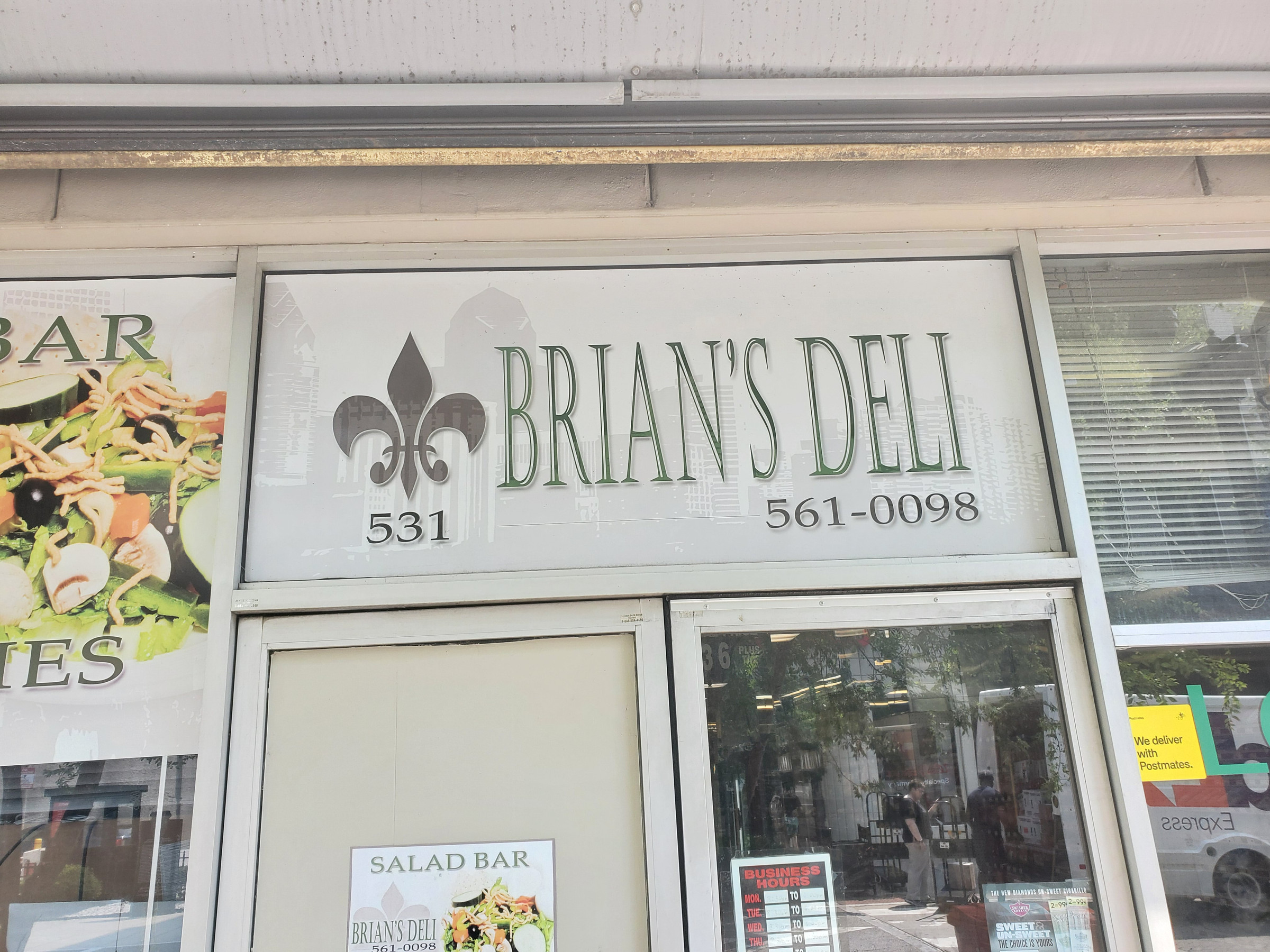 Brian's Deli in Downtown, Louisville – exterior