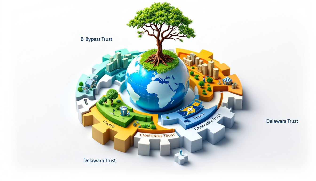 Different types of inheritance protection trusts.