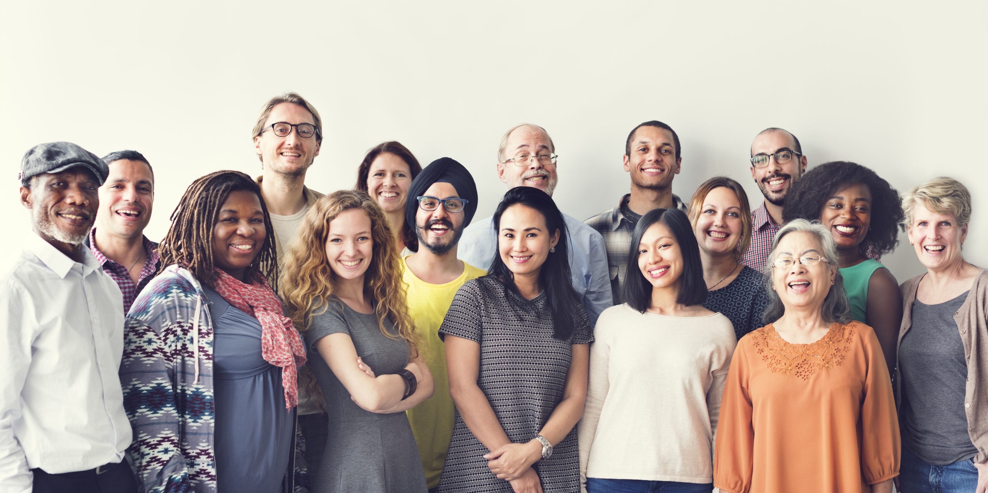 A diverse group of people, the community Pioneer Research recruits from in Miami