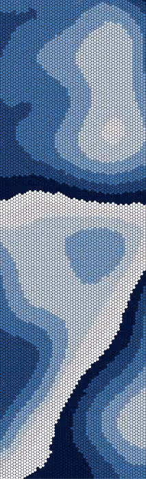 Indigenous beadwork pattern