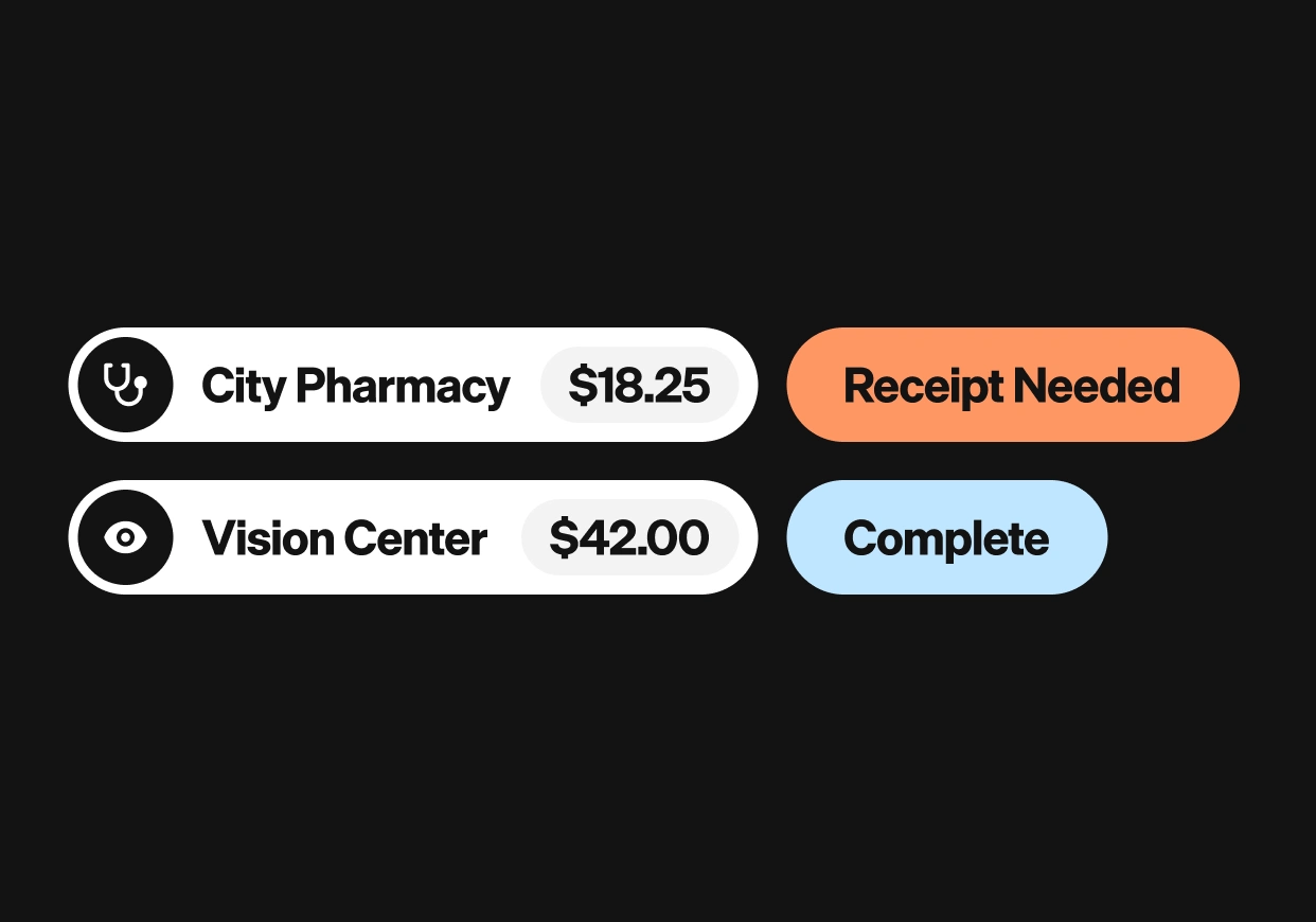 Groceries expense of $41.02 next to a Submit button