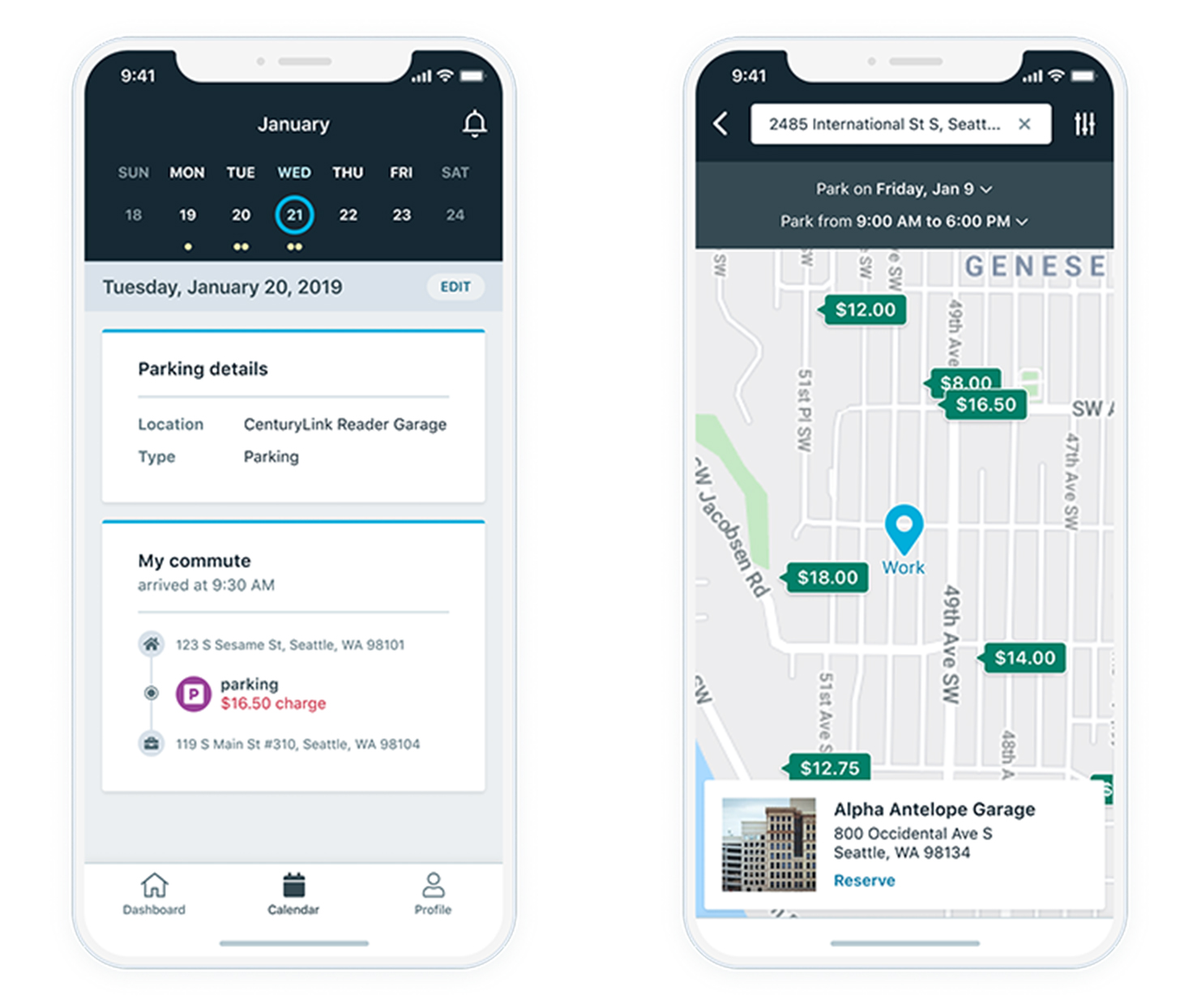 Parking reimbursement via HealthEquity app