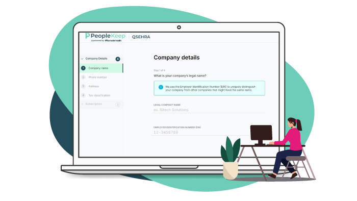 PeopleKeep QSEHRA dashboard