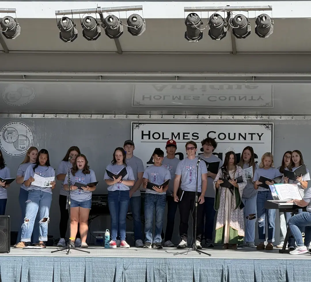 singing group on main stage
