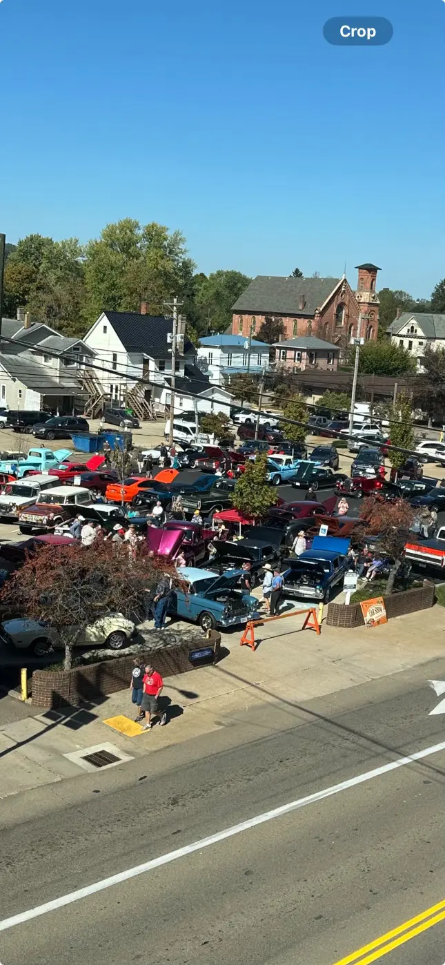 photo of cars in show
