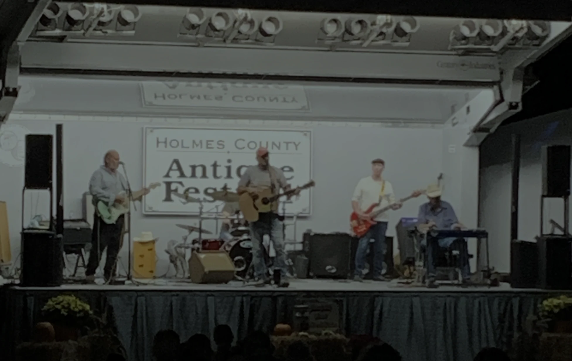 band playing music on main stage