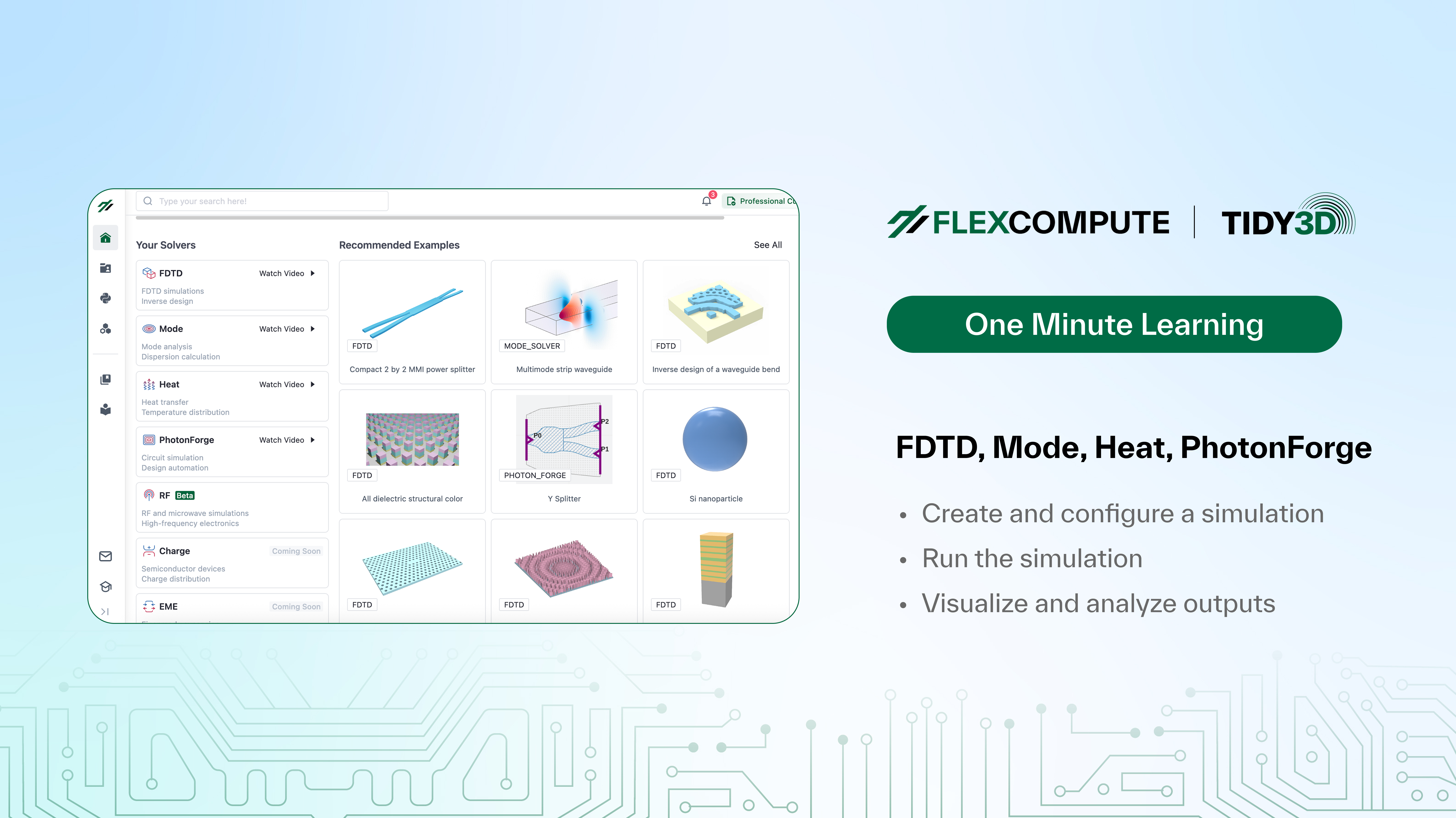 Learn Electromagnetic Simulation in One Minute: Quick Video Guides for the Multiphysics Solver Workbenches