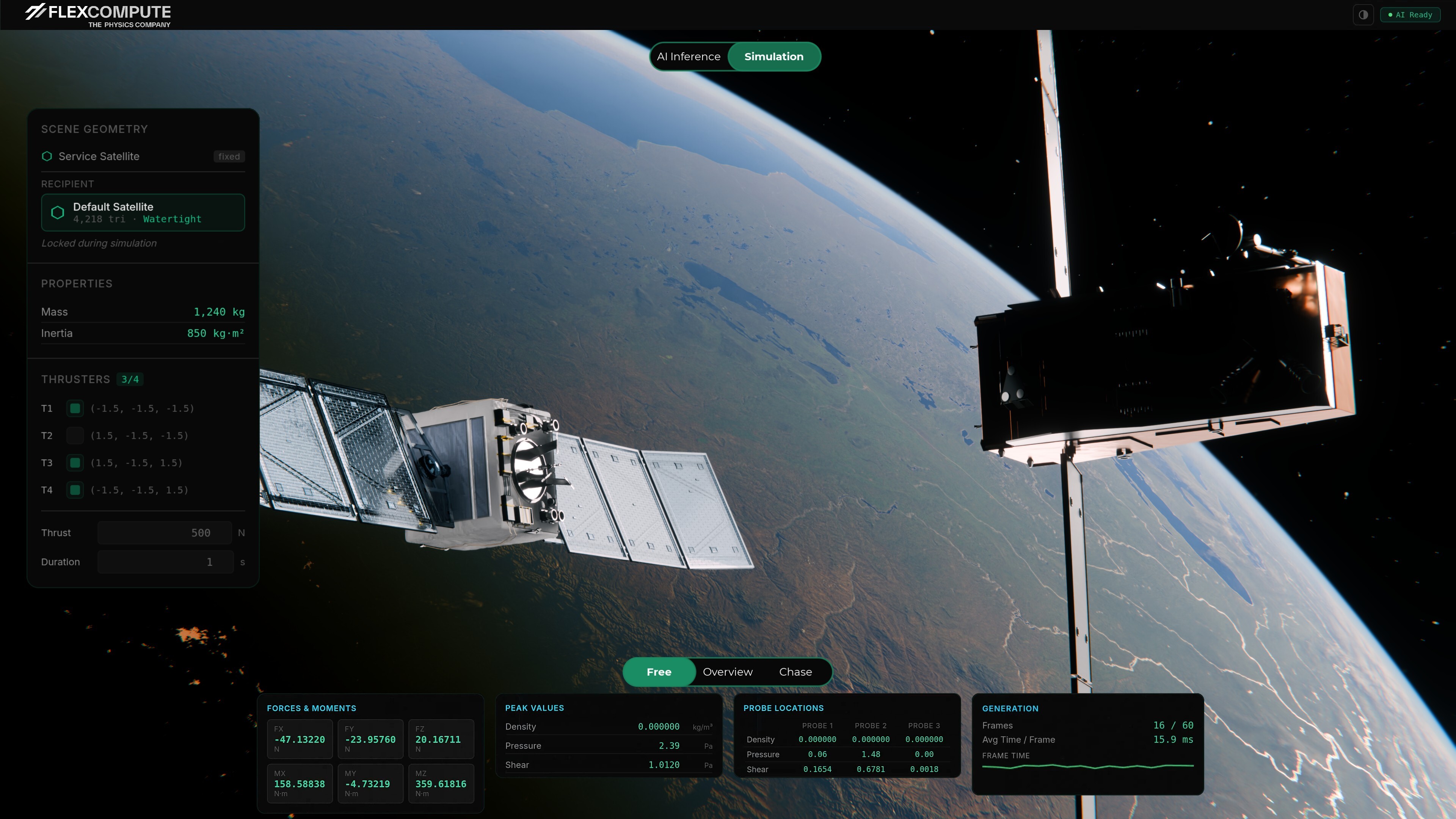 Northrop AI Physics Product Screenshot