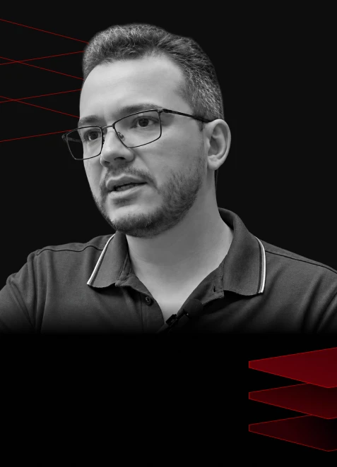 Thiago Ferreira, CTO da Ellévti, em depoimento em vídeo para a EVEO