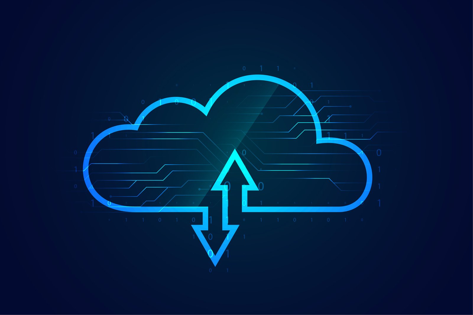 Computação em nuvem digital: contexto futurista para serviços cibernéticos.