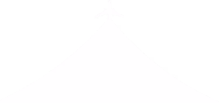 Airplane flying above a white curved contrail on a black background.