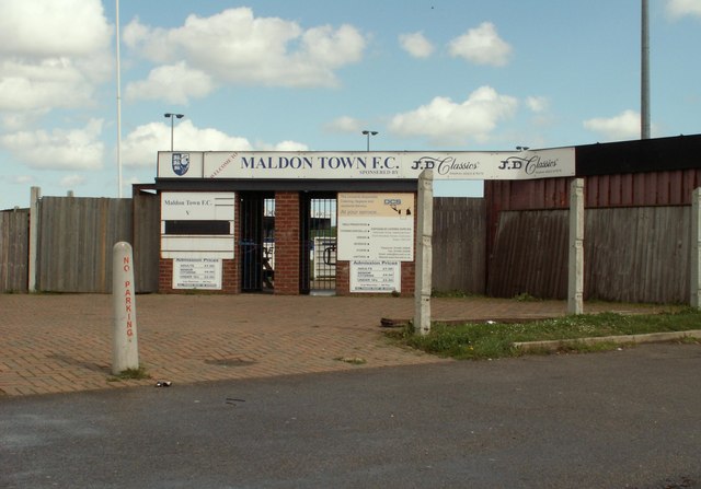 Entrance to Maldon Town Football Club