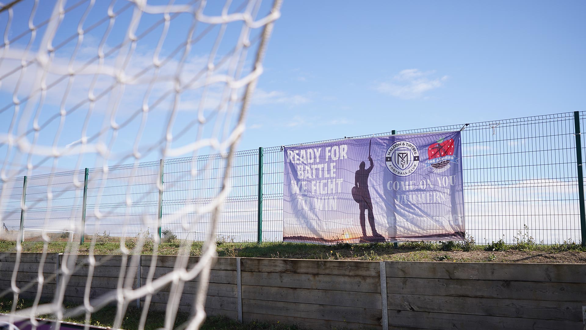 Maldon & Tiptree supporters banner