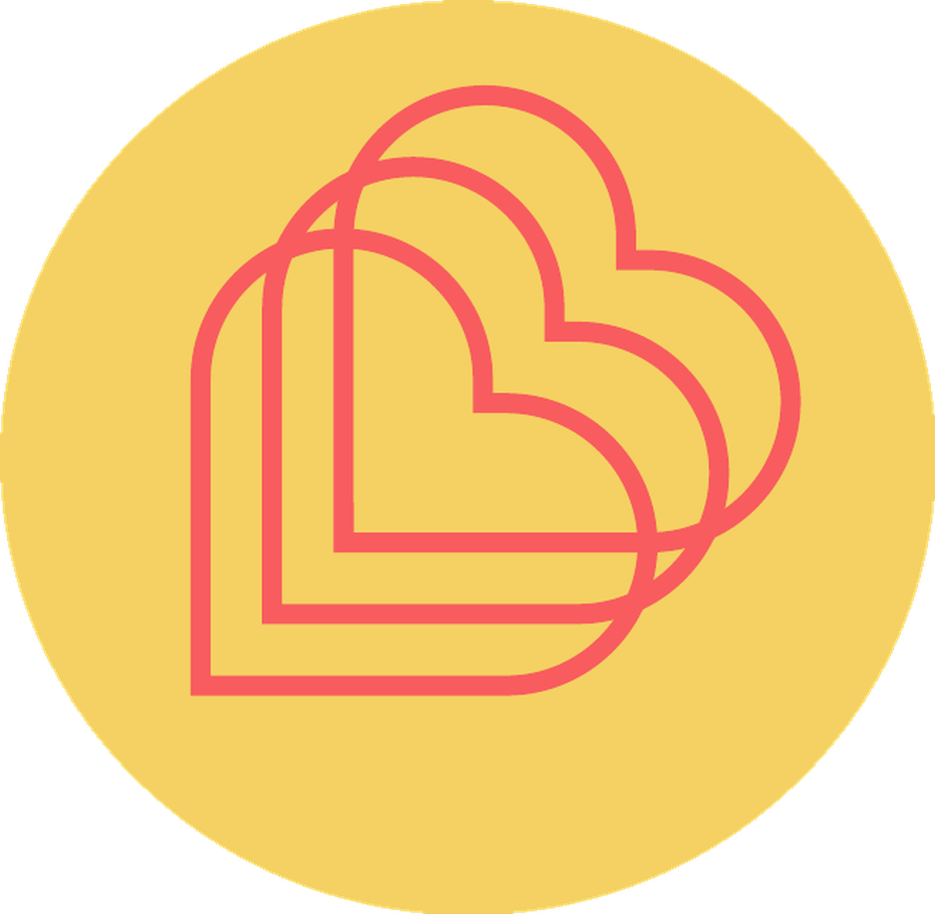 Be Rich heart badge