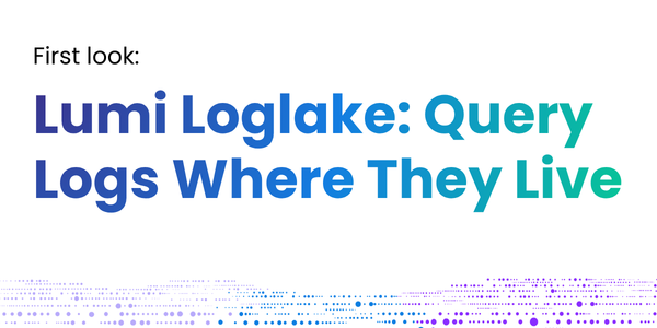 A First Look at Lumi Loglake: Query Logs Where They Live
