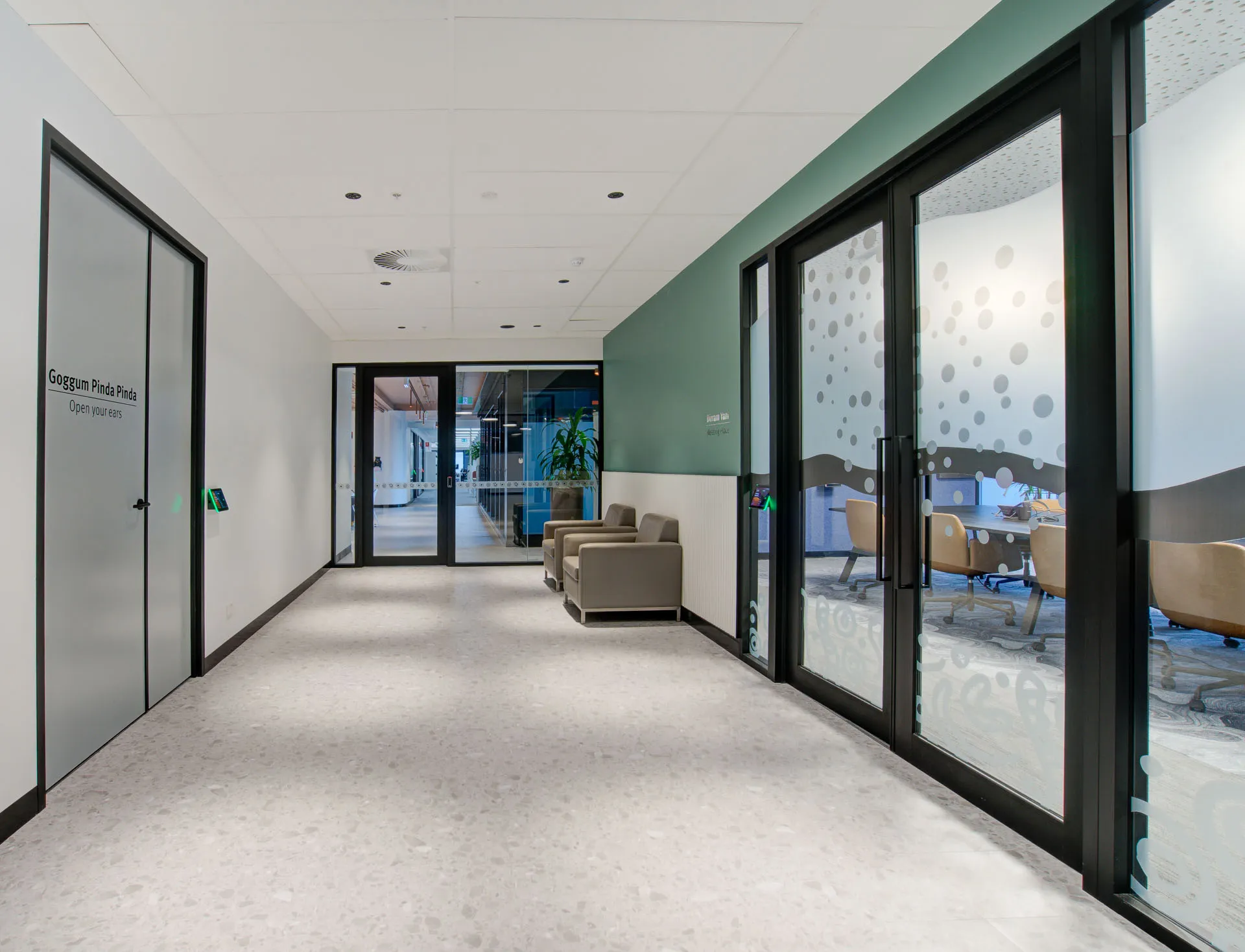 Civic building with hard-wearing commercial flooring