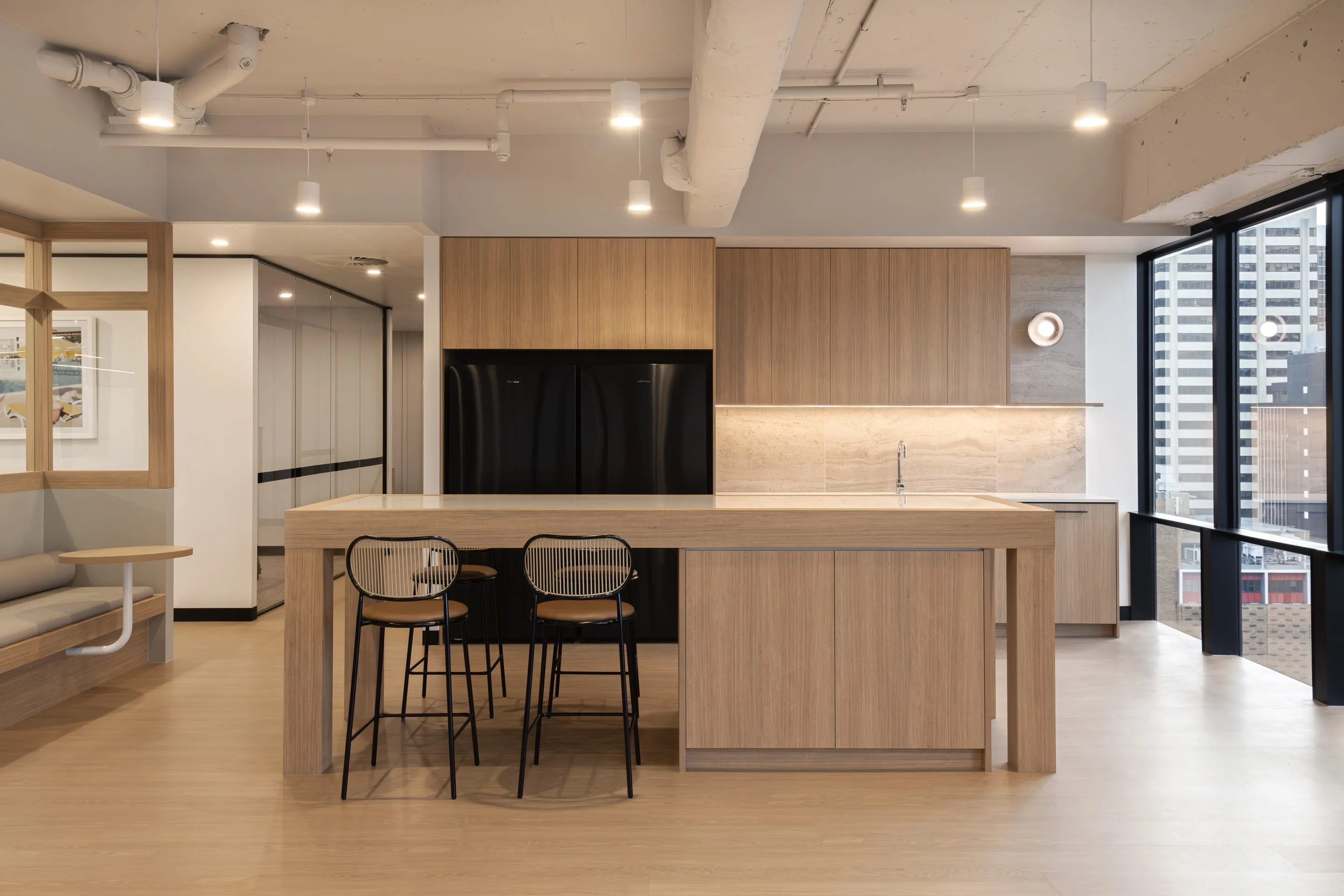 Commercial flooring at 201 Charlotte Street, Brisbane