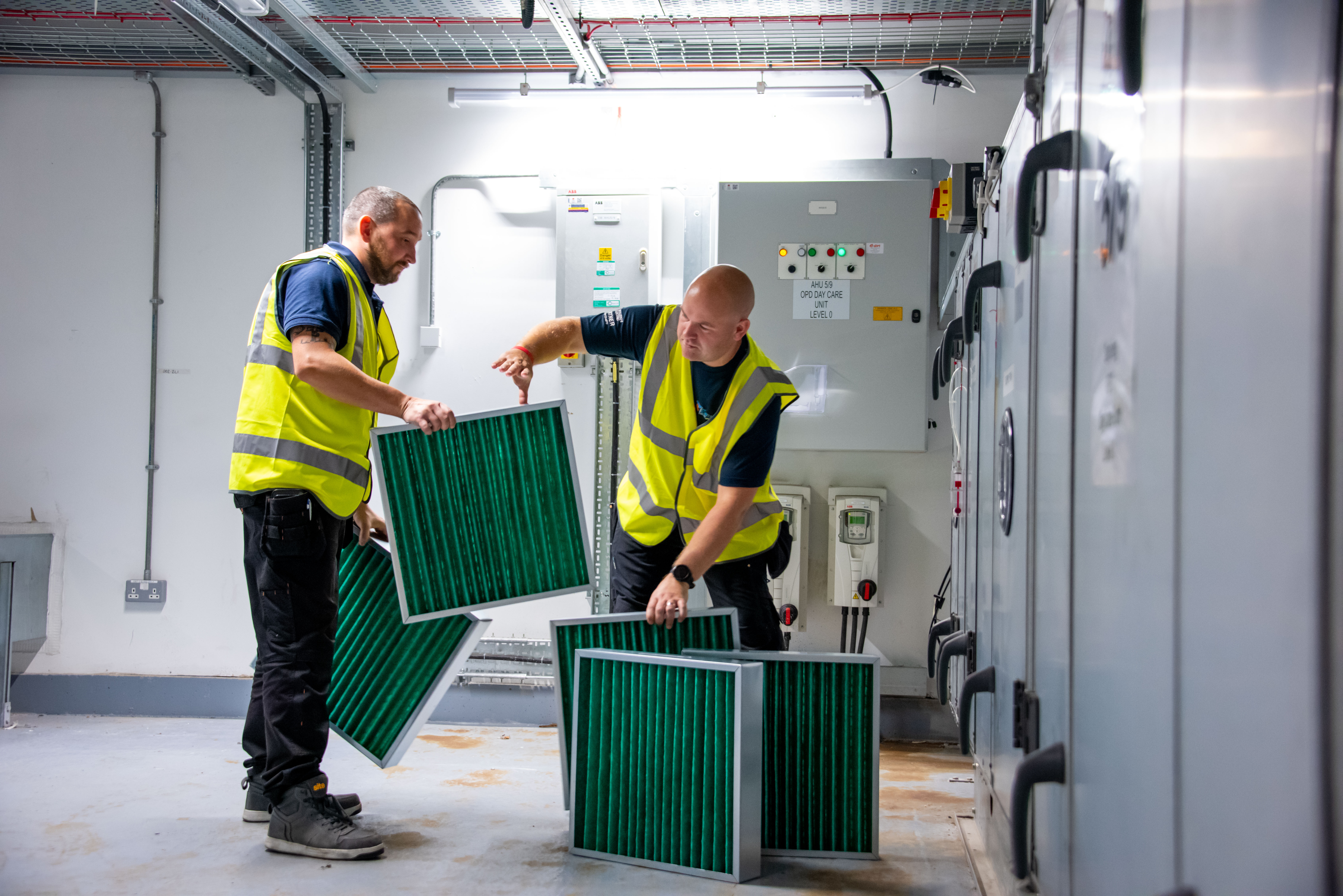 Emtec engineer carrying out planned maintenance