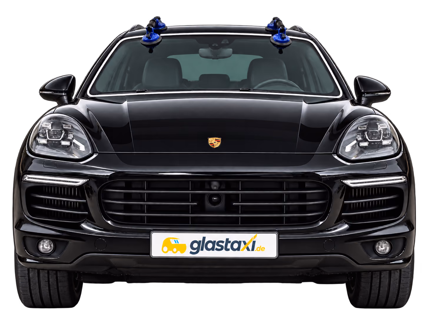 Porsche Cayenne mit neuer Frontscheibe von Glastaxi
