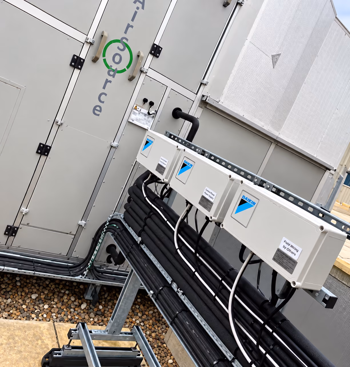 Rooftop AHU DX coil conversion
