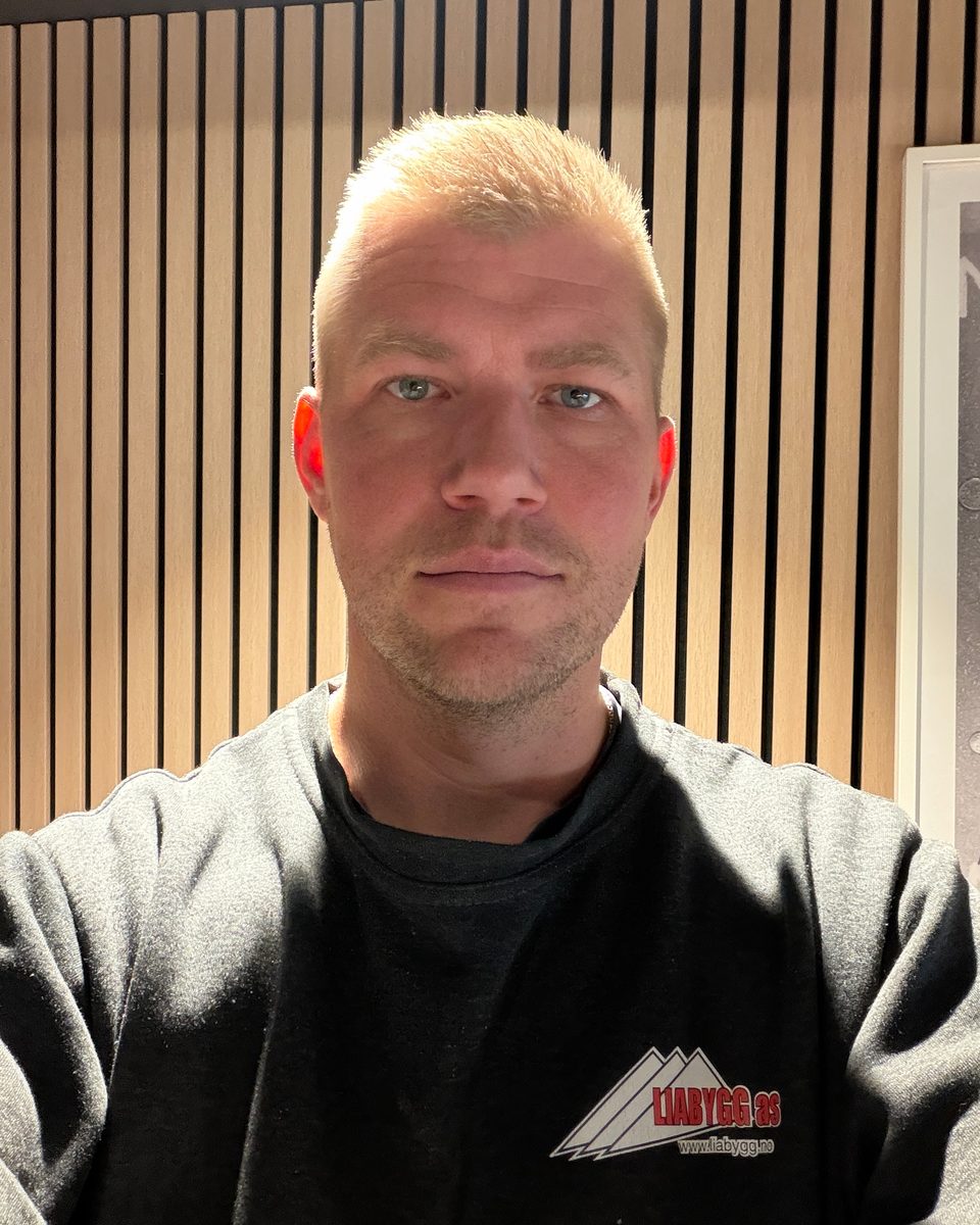 Eric Johansson, daglig leder i Liabygg