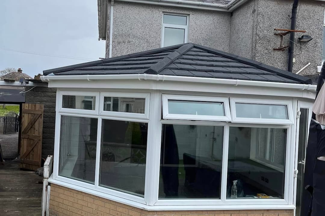 Newly constructed conservatory