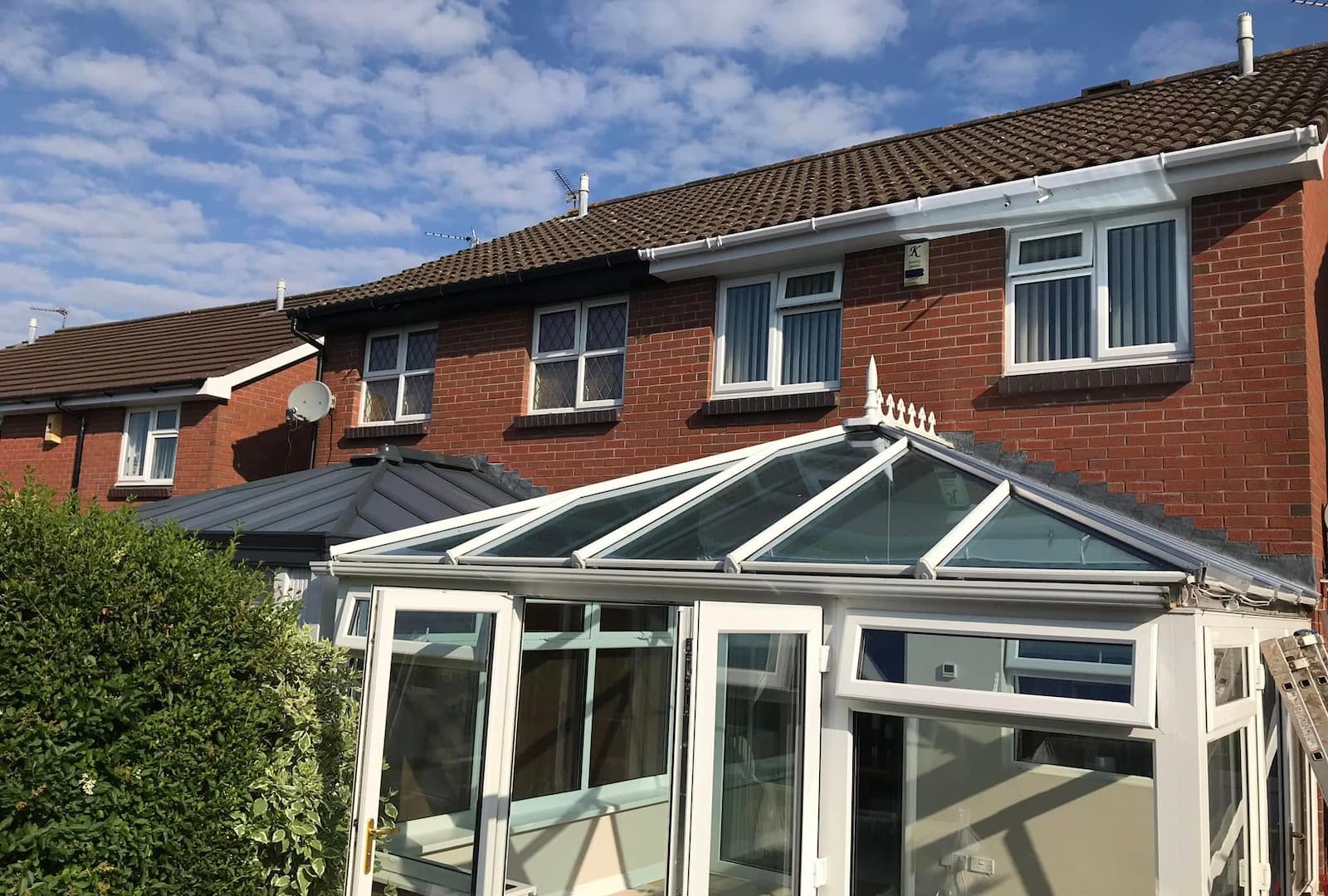 Remodelled conservatory roof