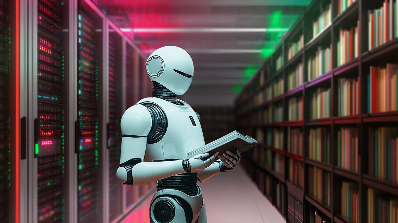 AI-robot læser